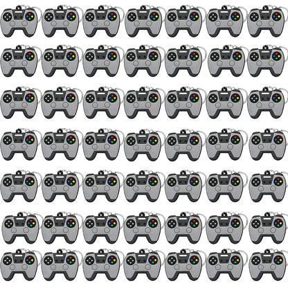 50PCS Schlüsselbund für Jungen Männer Gamepad Schlüsselring Joystick Game Controller Schlüssel Zubehör fit Handtasche Schlüssel Anhänger Freunde Schlüssel geschenke