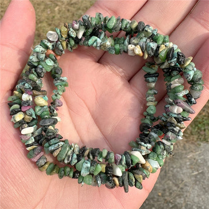 Natürliche Kies Stein Perlen Lapis Lazuil Bostwana Sodalith Chips Perle für Halskette Ohrringe Armbänder Schmuck Kette Perlen 3-5mm