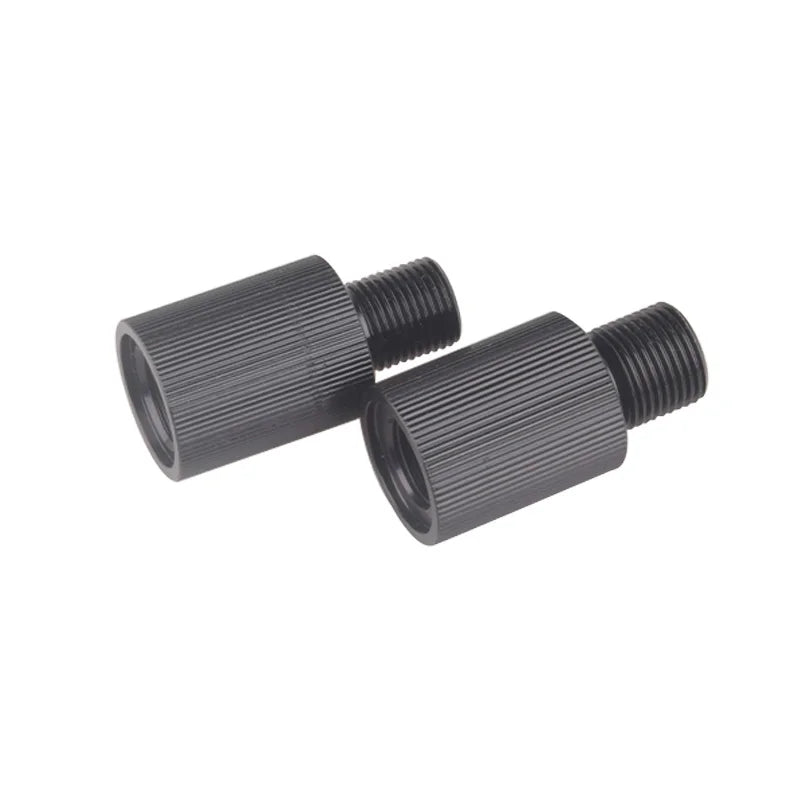HPA Scuba M18*1.5 zu 5/8-18UNF Schwarz Aluminium Luftflaschenanschluss Konvertierungs-Gewindeadapter Regler CO2 Station Zubehör