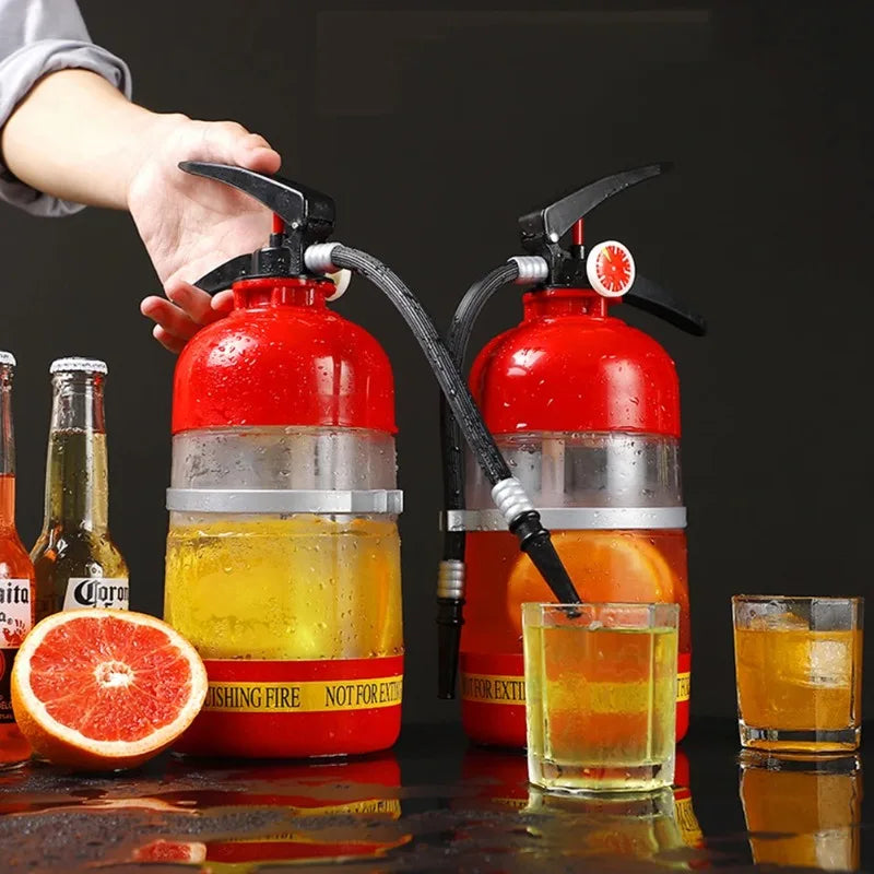 1,5 l Wein-Getränkespender, Feuerlöscher, Ausgießer, Party-Bierspender, Getränke, Wein, Spirituosen, Bier für Party-Bar-Zubehör
