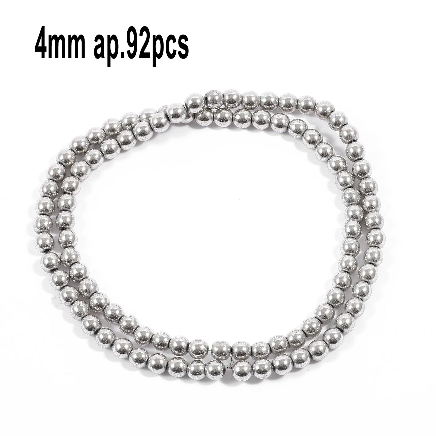 Großhandel AAA Rhodium Hämatit Perlen Charms Herz Stern Rohr Facettierte Runde Unregelmäßige Geometrische Form Perlen Für Schmuck Machen