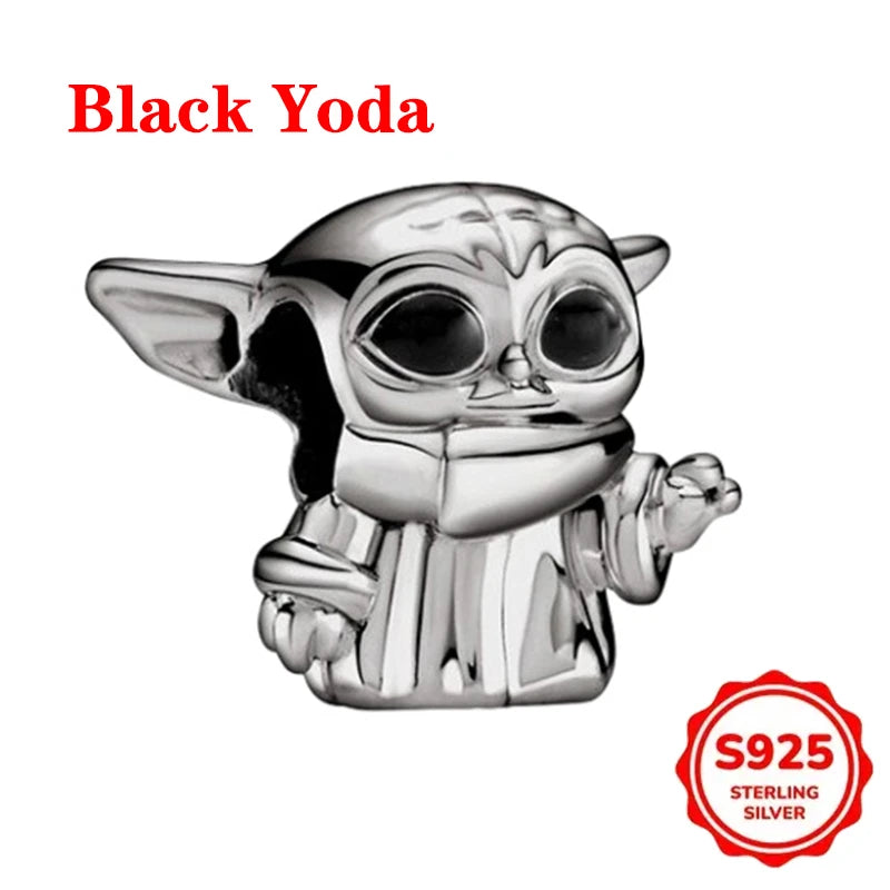 925 Sterling Silber Charms Heiße Star Wars Serie Mandalorianer Helm Anhänger Perlen Original Damen Armbänder DIY Schmuck Geschenke