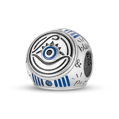 Heißer Verkauf 925 Silber Farbe Evil Eye Charm Dämon Auge Perle Für Original Armband & Armreif DIY Machen Mode Schmuck geschenk