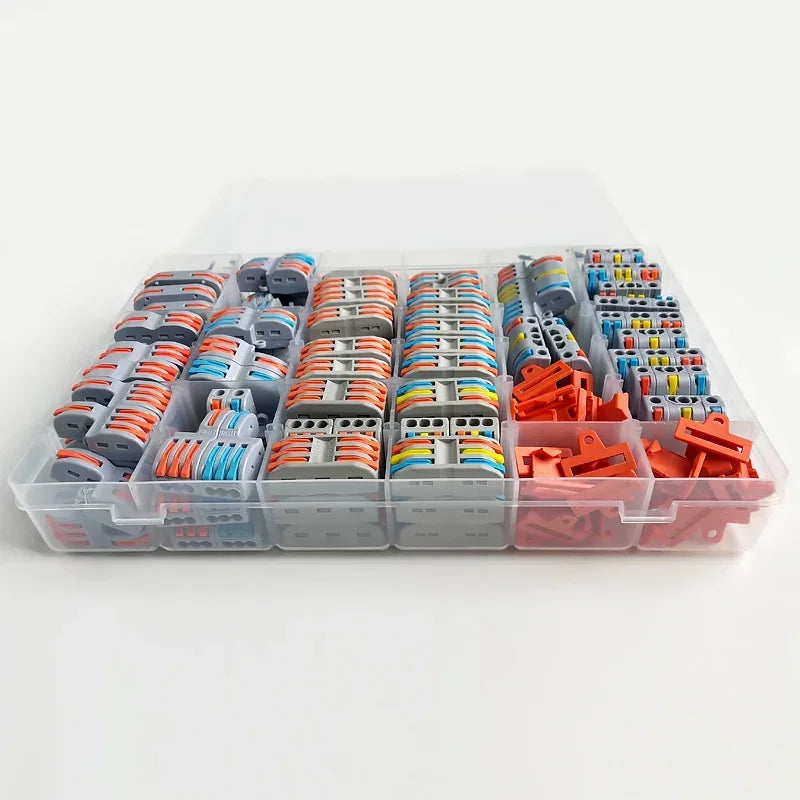 Schnelle elektrische stecker universal kompakte push-in leiter spl verdrahtung kabel stecker stumpf klemmen block AWG28-12