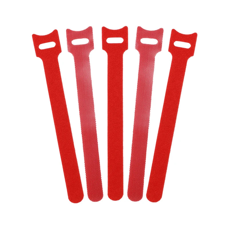 50 - 500 Stück Wiederverwendbare Kabelbinder 150mm Kunststoff Nylon Kabelbinder Nylon-Schlaufenverschluss Verstellbare Befestigungsbänder