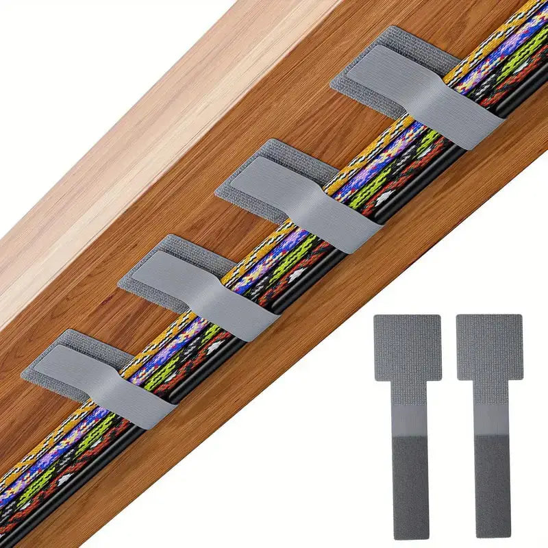 Wiederverwendbare selbstklebende Kabelbinder mit Klettverschluss – verstellbare Kabel-Organizer-Gurte für die Kabelmanagement im Schreibtisch zu Hause und im Büro