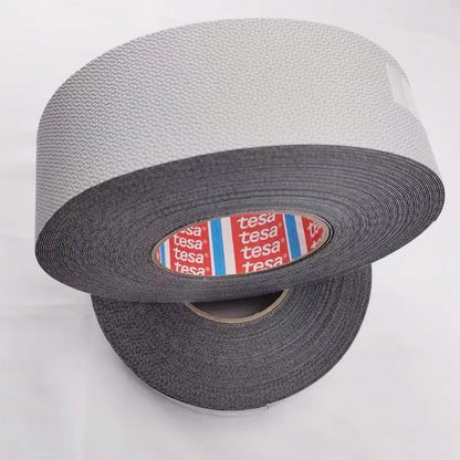 50 mm x 25 m Tesa 4863 Verschleißfestes, rutschfestes Klebeband, doppelseitiges Klebeband, silikonbeschichtetes Rollwickelband mit geprägter Oberfläche