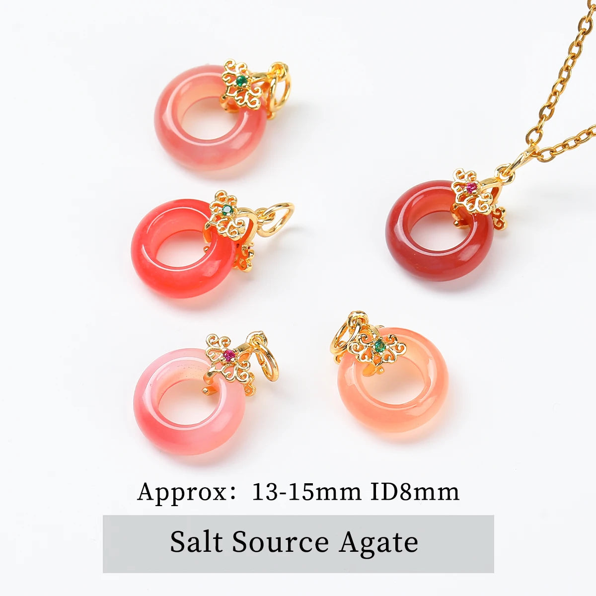 1 Stück Naturstein Salzquelle Achat geschnitzt Cartoon Katze Anhänger niedliche Charms für Schmuckherstellung DIY Armband Halskette Zubehör