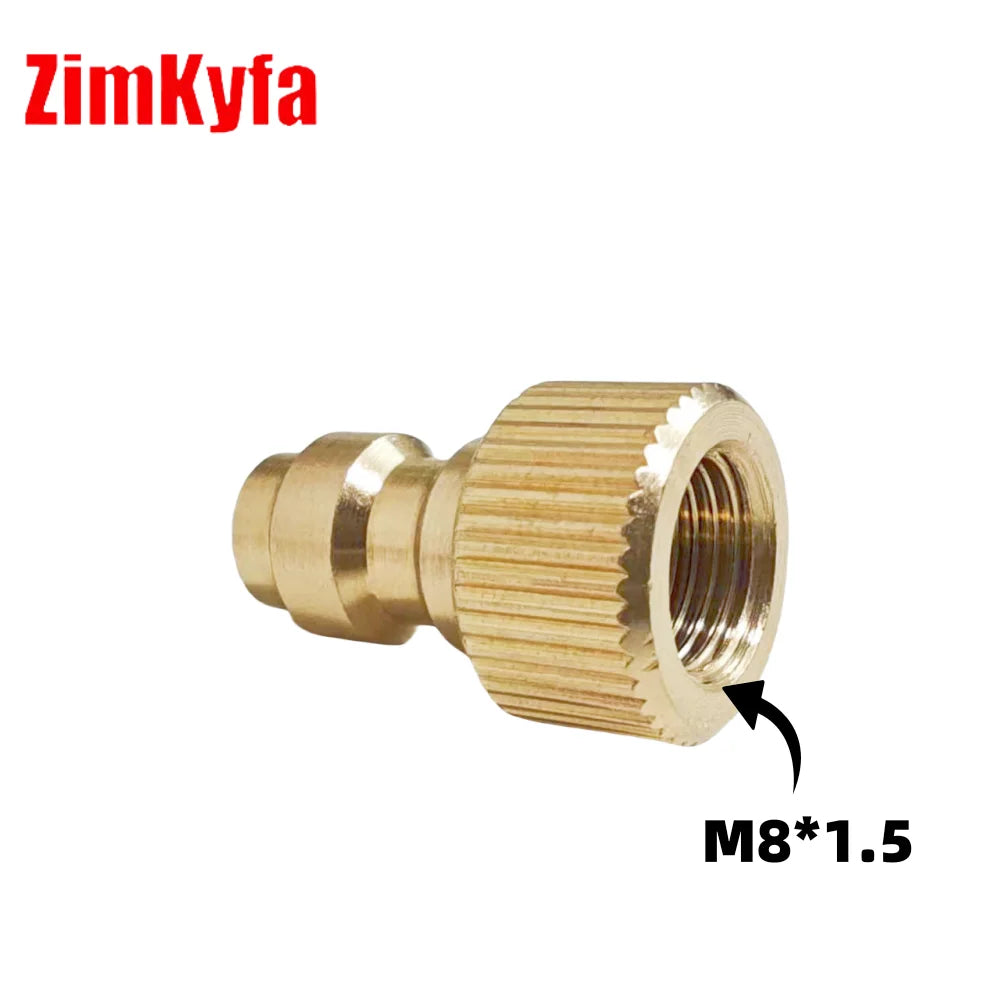 HPA GAS Foster Quick Disconnect AIR CO2 QC02 M10 NPT BSP G1/8" Füllnippel Stecker/Buchse Adapter Kopplerstecker 8mm