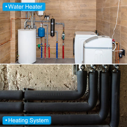 Uxcell 1/2/3 Stück 1,8 m/2 m Rohrisolierung Schaumstoffrohr Rohrabdeckung Wrap Roll Bar Polsterschlauch für Griffgriff HVAC Klimaanlage