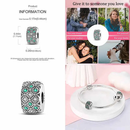 Katze Schmetterling Gänseblümchen CZ Pave Clip Charms Positionierung Schnalle 925 Sterling Silber Silikon Spacer Perlen passen Original Racelet DIY