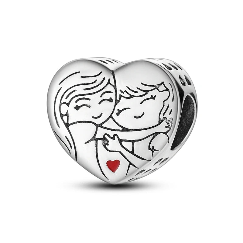 Charm Heiße Verkäufe 925 Sterling Silber Charms Perlen CZ Pave Runde Clip Charms Fit Original Armband Halskette Charms Schmuck Geschenk