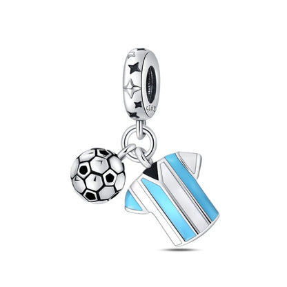 Blue Series Charm-Anhänger aus 925er-Sterlingsilber, Dackel-Feder, Meer, Kokosnussbaum, Stern, Hexe, passend für DIY-Armbänder, Halsketten, Partygeschenke