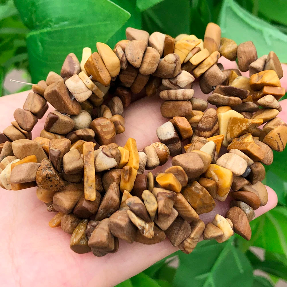 3–8 mm natürliche unregelmäßige rote Granatsteinperlen, Kieschips, lose Distanzperlen für Schmuckherstellung, DIY-Ohrring-Halsketten-Zubehör