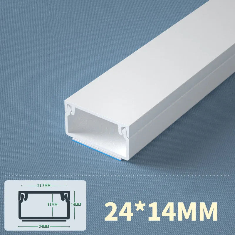 50/100 cm Kabelabdeckungen, Kabelversteck, TV-Kabelmanagement-Abdeckungen, Kabel, Verkabelungskanäle, PVC-Kabelkanal, Kabelhülsenhalter