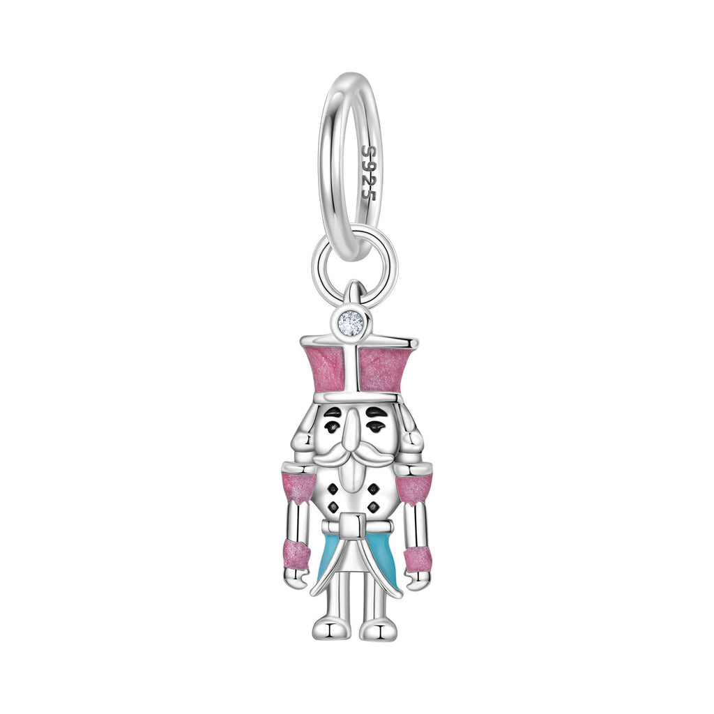 Original S925 Sterling Silber Märchen Der Nussknacker Charms Perlen Fit Armbänder Halskette DIY Party Geschenke Schmuck Zubehör