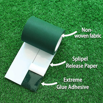 Selbstklebendes Nahtband für Kunstrasenrasen mit hoher Viskosität für Rasen, Garten, Teppich, Simulation von Grasverbindungen, Reparaturband