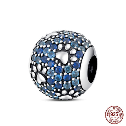 Modische 925er-Sterlingsilber-Charms mit buntem Traumfänger, Perlen für Qikaola 925 Original-Armbänder, exquisiter DIY-Schmuck, Geschenke