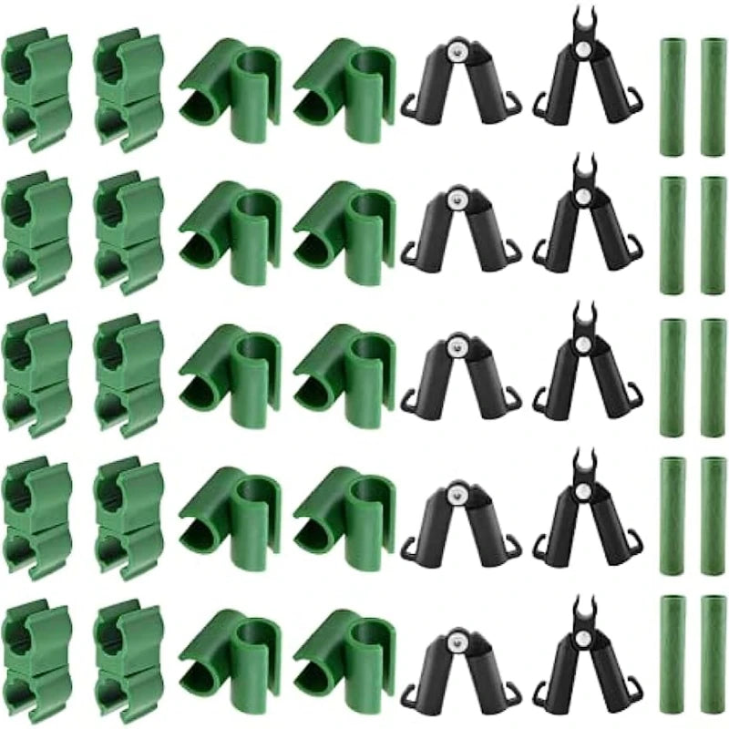 20 Wurzelgebundene Gartenstützen für den Hausgebrauch, Kletterpflanzen-Fixierrahmen, Gurken- und Tomaten-Stützstange, Multifunktionaler Kletterrahmen