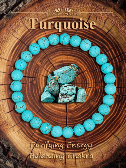 Natürliches blaues schwarzes Drachenader-Achat-Perlenarmband zum Schutz, Energie, Gleichgewicht, Mut, Stärke, spirituelle Heilung, Schmuck, Geschenk