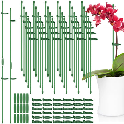 20/30Pcs Anlage Unterstützt Stakes Blume Ständer Sticks Garten Einzigen Stem Blume Unterstützung Stake Bonsai Befestigungs Werkzeug Blume wachsen Halter