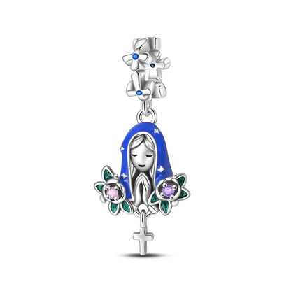 Charakter-Serie, 925er-Sterlingsilber, modisches Mädchen-Paar, Hochzeits-Charms, passend für DIY-Armbänder, Halsketten, exquisite Geschenk-Paarung