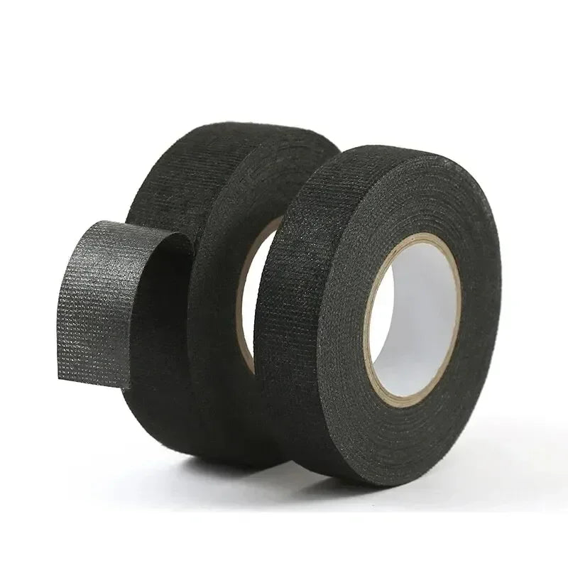 15 Meter hitzebeständiges, flammhemmendes Klebeband, selbstklebendes Coroplast-Gewebeband für den Schutz von Kabelbäumen im Auto