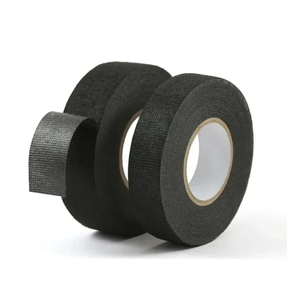 15 Meter hitzebeständiges, flammhemmendes Klebeband, selbstklebendes Coroplast-Gewebeband für den Schutz von Kabelbäumen im Auto