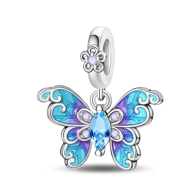 Profound 925 Sterling Silber Parfümflasche Schleife Ballettschuhe Rock Wolke Charm Passend für DIY Armband Halskette Charmante Geschenke