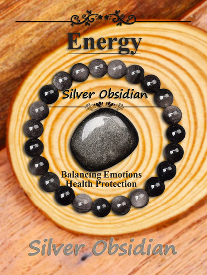 Natural African Bloodstone Beads Bracelet For Courage Protection Grounding Strength Energy Healing & Good Luck Vitality Jewelry