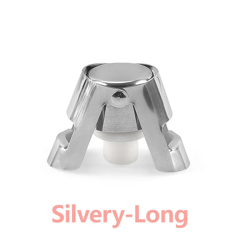 Tragbare Edelstahl Champagner Funkelnden Stopper Abdichtung Flasche Kappe Wein Flasche Stopper Wein Bier Flasche Kork Stecker