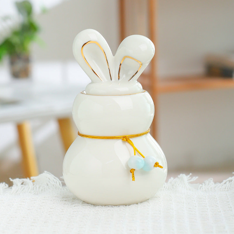 Mini Ceramic Urn for Human Cremation, Pet, Rabbit, Dog Ashes, Burial, Small Size