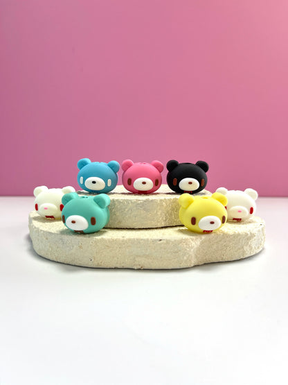 Leuchtender Kawaii Bär Datenkabelschutz Anti-Bruch Cartoon Ladekabelschutz für iPhone Android
