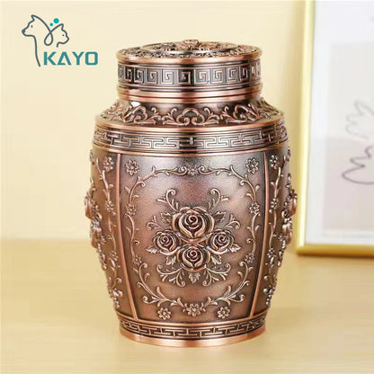 Container for ashes, coffin box, urns for human ashes, pet memorial keepsake, metal urns, urns for cremation, urns for small animals, burial
