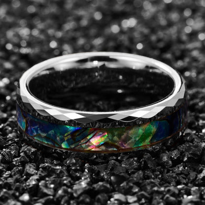 Mode Wikinger Baum des Lebens Edelstahl Abalone Muschel ringe für Männer Odin Norse Wikinger Runen ringe Retro Amulett Schmuck Geschenk