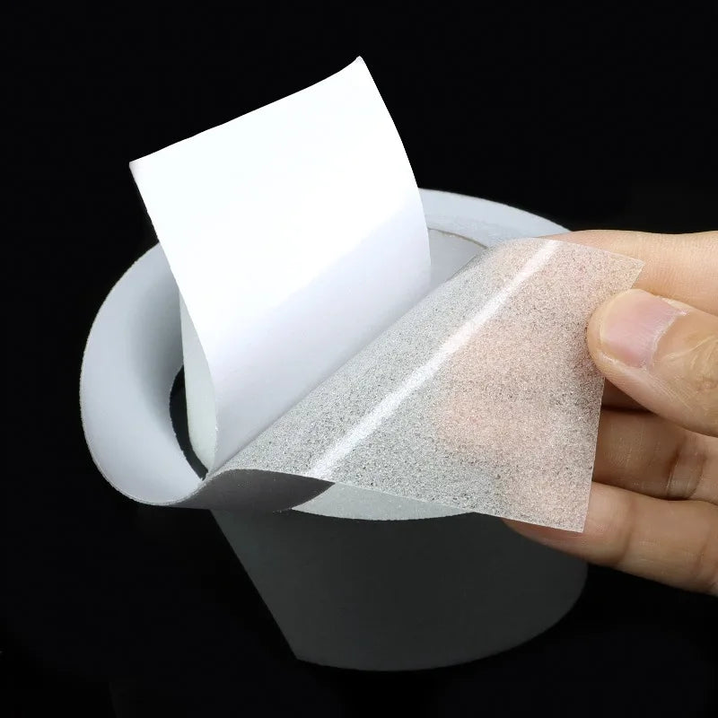 1 Rolle 5 m Anti-Rutsch-Klebeband, Breite 2,5/5,0/10 cm, Anti-Rutsch-Klebeband für Treppen und Stufen, starkes Bodenschleifband, Warnband für Gefahren, Sicherheitsband