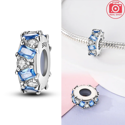 Neue Charms-Perle aus 925er-Sterlingsilber, rosa Schmetterling, leuchtende Glühwürmchen, baumelnd, passend für Armreifen, Halskette, DIY-Schmuck, Frauen-Geschenk