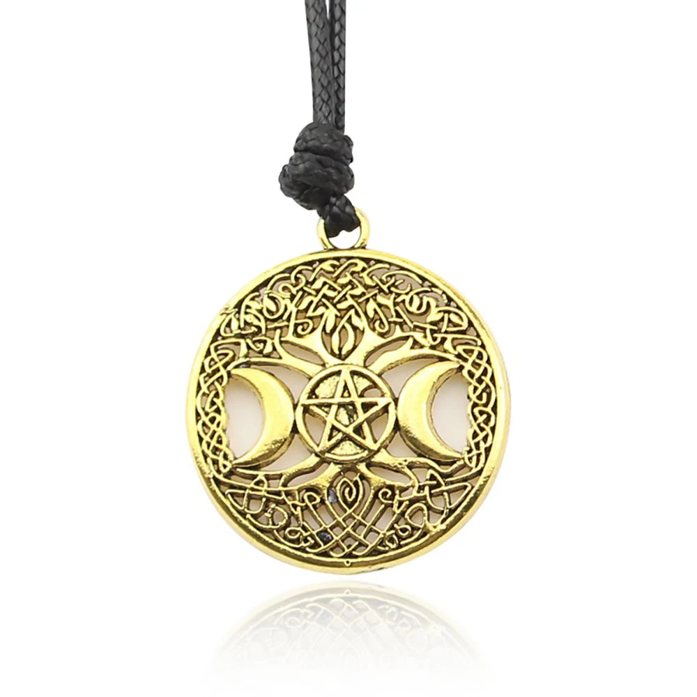 Supernatural Dean Leder Seil Kupferfarben Anhänger Kette Halskette für Frauen Männer Winchester Jensen Ackles Amulett Vintage Schmuck Goth