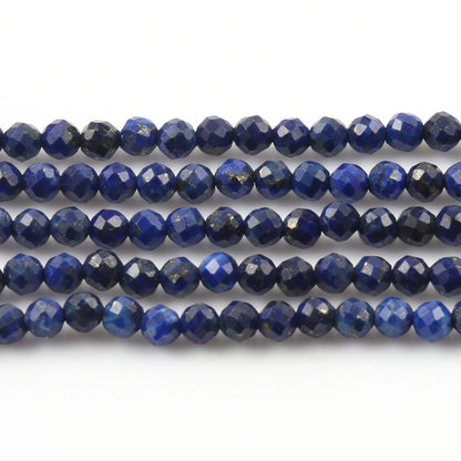 2 3 4mm natürliche facettierte Citrin Opal Jade Onyx Edelstein Perlen runde Mineral perlen für Schmuck herstellung DIY Armband Zubehör
