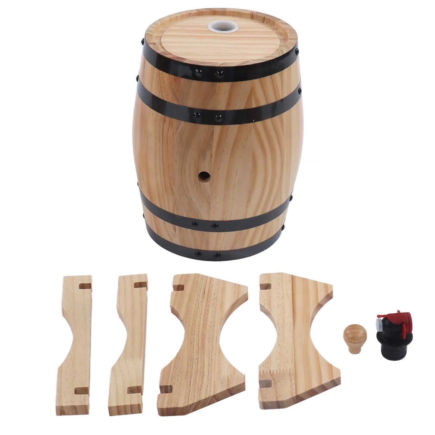 Weinkiefernfässer Weinkiefer Alterungsfässer Bierfässer Dekorative Ornamente für Bar Catering Grillladen