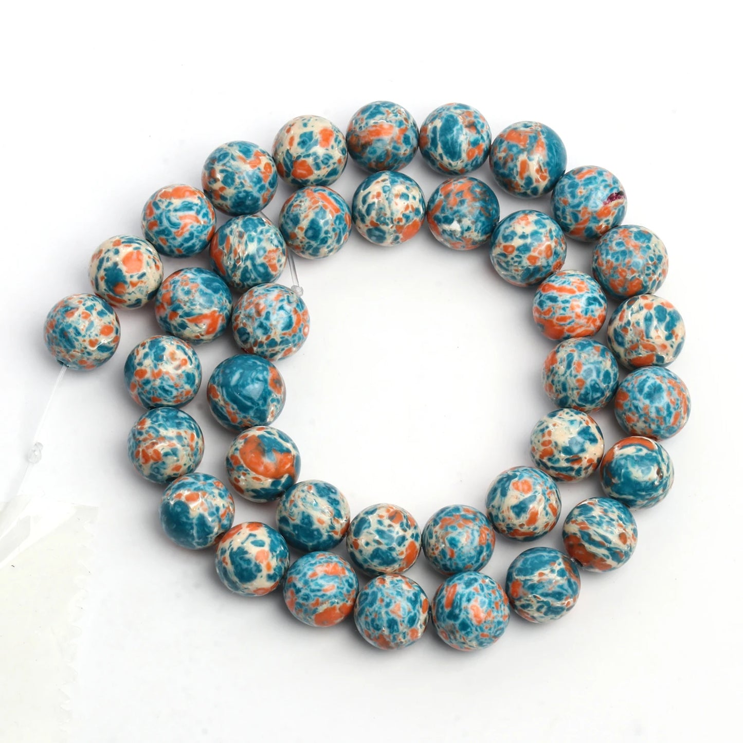 4/6/8/10mm Naturstein Meeressediment Imperial Jaspis Runde Lose Perlen für Schmuck Machen Handarbeiten diy Charms Armband 15''