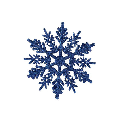 12pcs 7,5 cm Gold pulver Schneeflocke für Weihnachten charmante weiße Weihnachts baum Dekor Weihnachts feier Urlaub Weihnachts schmuck Wohnkultur