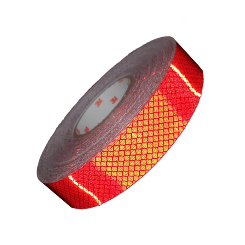 3M 4092 Red Diamond Grade Reflektierende Aufkleber Vollprismafolie Auto Fahrrad EV Sicherheitswarnstreifen