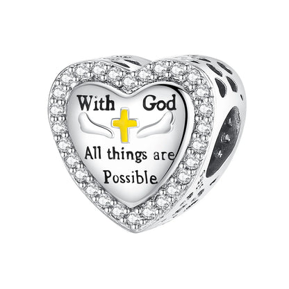 Bezaubernde herzförmige Perlen aus 925er-Sterlingsilber, Familie, Liebe, Tier, Fußabdruck, Charm-Armband, Halskette, passend für Frauen, DIY-Urlaubsgeschenke