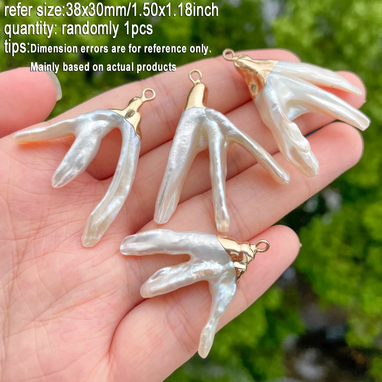 1 stücke Natürliche Süßwasser Perle Anhänger Exquisite Unregelmäßige Barock Geformt Für Schmuck Machen DIY Halskette Armband Zubehör