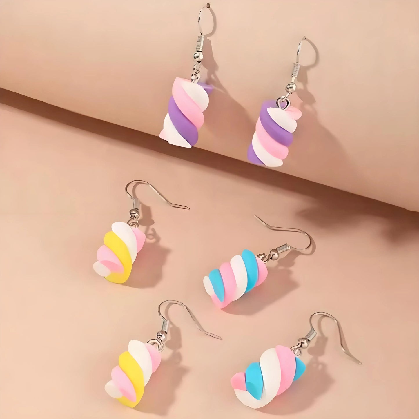 5/10 stücke Bunte Simulation Marshmallow Charms Harz Candy Anhänger für DIY Armbänder Halsketten Ohrringe Schmuck Machen Accessori