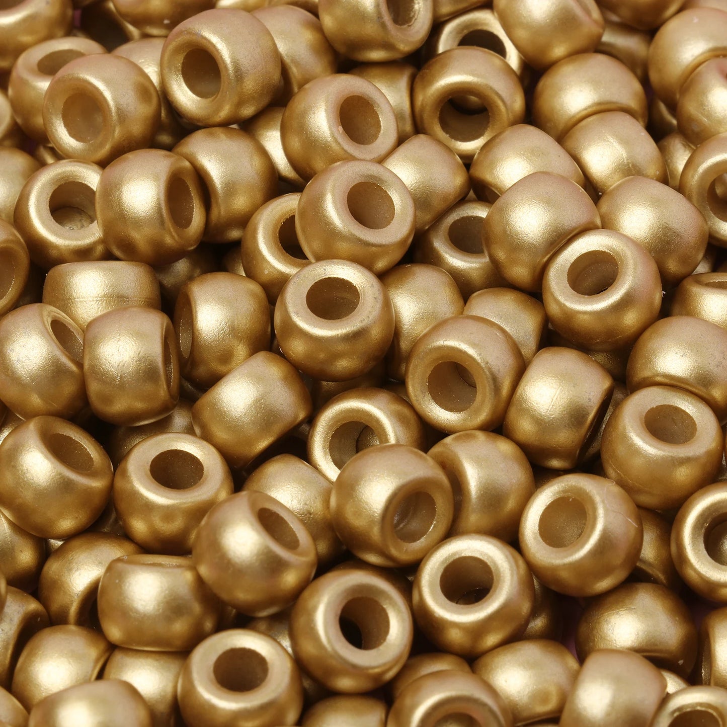 100 stücke gold farbe silber farbe 6x9mm pony perlen acryl lose perlen diy handwerk schmuck armbänder machen haar zubehör