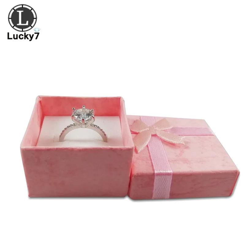4*4*3cm 120 stücke Schmuck Boxen für Organizer Schmuck Display Verschiedene Farben Ring Box Kleine geschenk Boxen