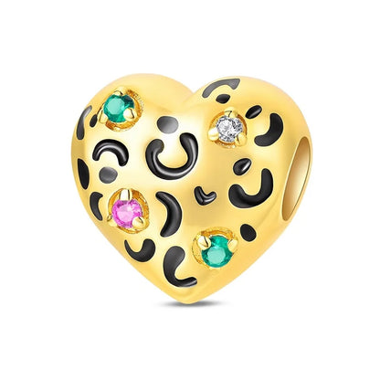 Original-Charm-Perlen aus 925er-Sterlingsilber, goldener Leopard, Glühwürmchen, Schmetterling, Heißluftballon-Perlen, passend für DIY-Armbänder, edler Schmuck