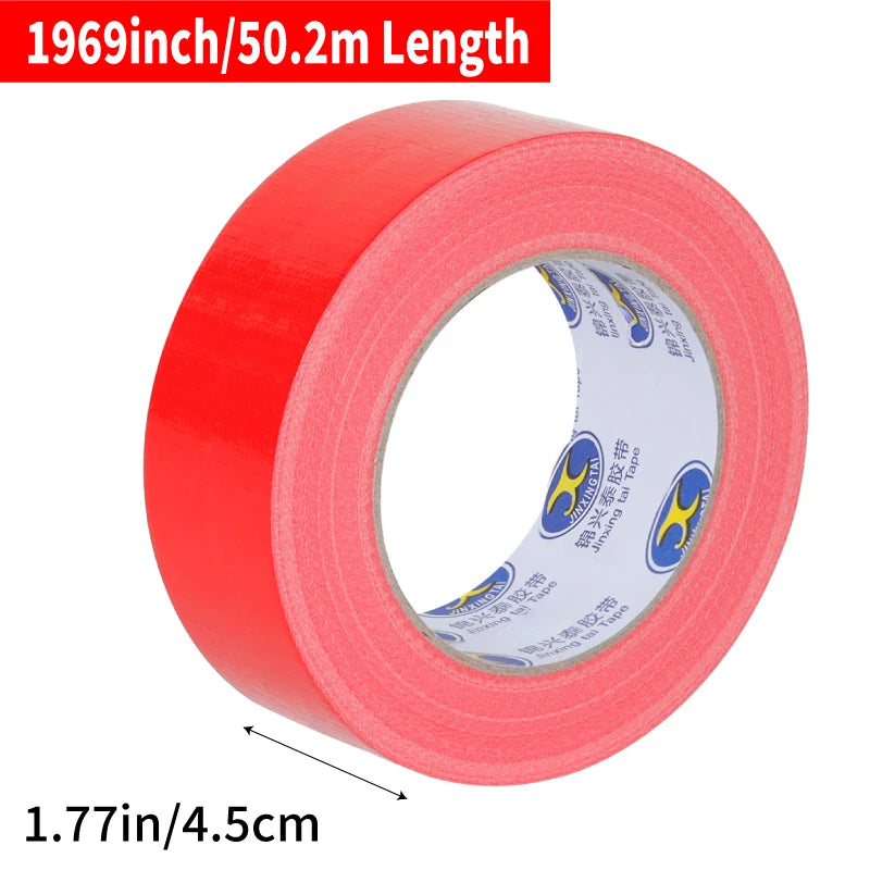 Hochleistungs-Stoffklebeband, 45 mm breit, 11 mil dick, wasserdicht, stark haftendes Stoffband für Reparaturen, DIY-Bastelarbeiten, mehrfarbig, 1 Rolle